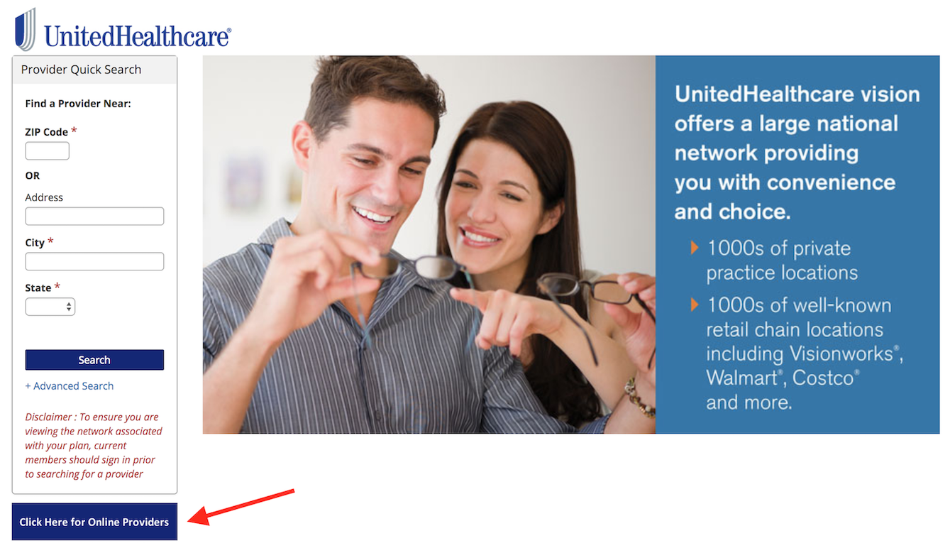Find a Vision Provider in Network UnitedHealthcare